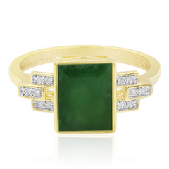 Majestätischer Jadeit-Goldring