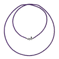 Amethyst-Silberhalskette
