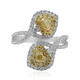Gelber SI2 Diamant-Goldring (CIRARI)