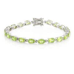 Peridot-Silberarmband