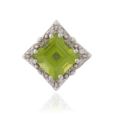 Arizona-Peridot-Silberanhänger