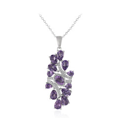 Amethyst-Silberhalskette