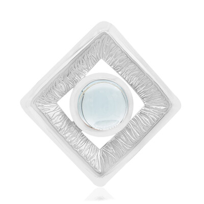 Himmelblauer Topas-Silberanhänger (MONOSONO COLLECTION)