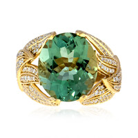 Rio Grande-Grüner Amethyst-Goldring (de Melo)