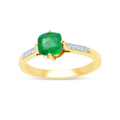 Sambia-Smaragd-Goldring