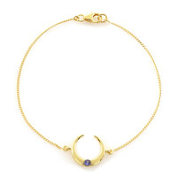 Tansanit-Silberarmband