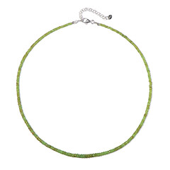 Demantoid-Silberhalskette