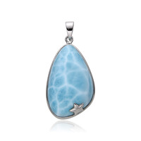 Larimar-Silberanhänger