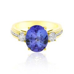 AAA-Tansanit-Goldring (CIRARI)