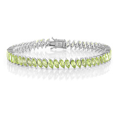 Arizona-Peridot-Silberarmband