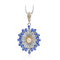 Welo-Opal-Silberhalskette (Dallas Prince Designs)