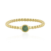 Grüner Diamant-Goldring