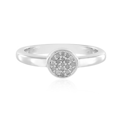 PK (J) Diamant-Silberring
