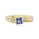 AAA-Tansanit-Goldring (Ornaments by de Melo)