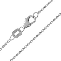 Weißgold-Ankerkette - 45 cm - 1,06 g