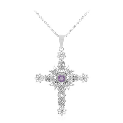 Amethyst-Silberhalskette