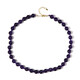 Sambia-Amethyst-Silberhalskette (Adela Silber)