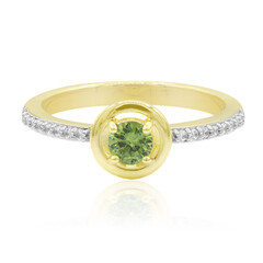 Russischer Demantoid-Goldring