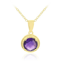 Sambia-Amethyst-Silberhalskette