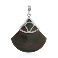 Abalone-Muschel-Silberanhänger