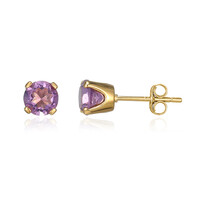 Amethyst-Silberohrringe
