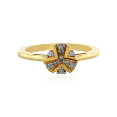 I2 (I) Diamant-Silberring