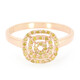 Fancy-Diamant-Silberring