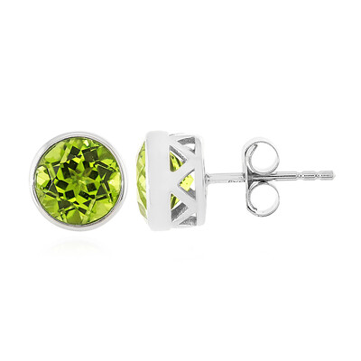 Jilin-Peridot-Silberohrringe