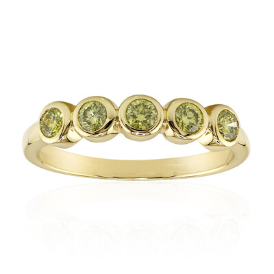 Gelber VS1 Brillant-Goldring (Annette)