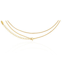 Silber-Veneziakette - 45-52 cm - 2,9 g - vergoldet
