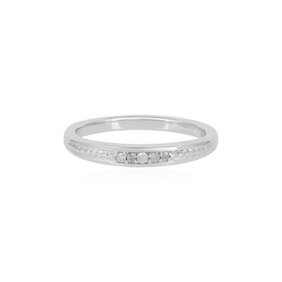 I2 (I) Diamant-Silberring
