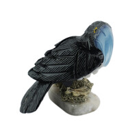 Schwarzer Kalzit-Tucan