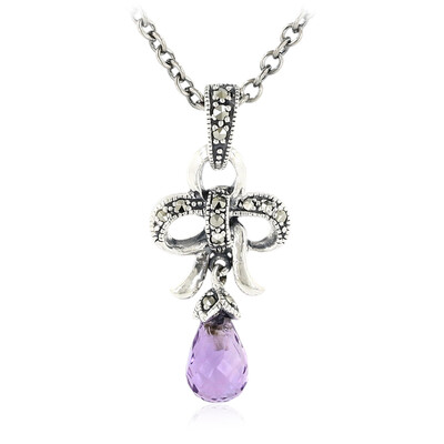 Amethyst-Silberhalskette