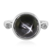 Indischer Stern-Diopsid-Silberring