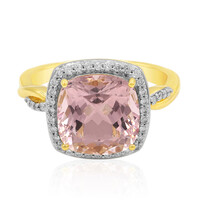 AAA-Brasilianischer Morganit-Goldring (AMAYANI)