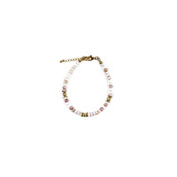 Pinkfarbener Anden-Opal-Silberarmband