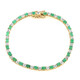 Socoto-Smaragd-Silberarmband