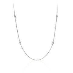 SI2 (H) Brillant-Goldhalskette (CIRARI)