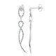 Fancy-Diamant-Silberohrringe