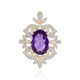 Sambia-Amethyst-Goldanhänger (SUHANA)
