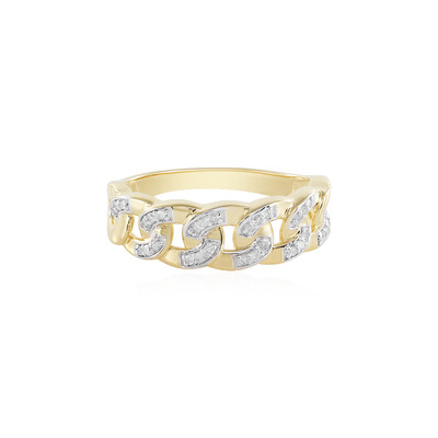 I2 (J) Diamant-Silberring