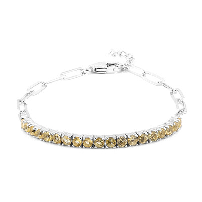 Citrin-Silberarmband