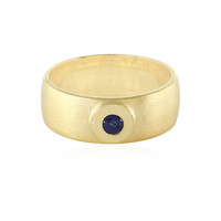 Blauer Madagaskar-Saphir-Silberring