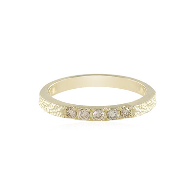 VS2 Schokoladen-Brillant-Goldring