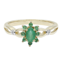 Smaragd-Goldring