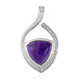 Sambia-Amethyst-Silberanhänger (MONOSONO COLLECTION)