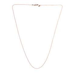 Silber-Radakette - 1,98 g - 61 cm - rosévergoldet