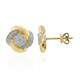 SI1 (G) Brillant-Goldohrringe (Annette)