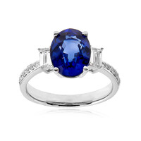Blauer Ceylon-Saphir-Platinring (CIRARI)