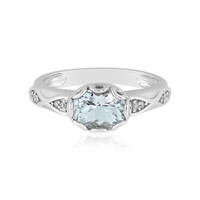 Brasilianischer Aquamarin-Silberring